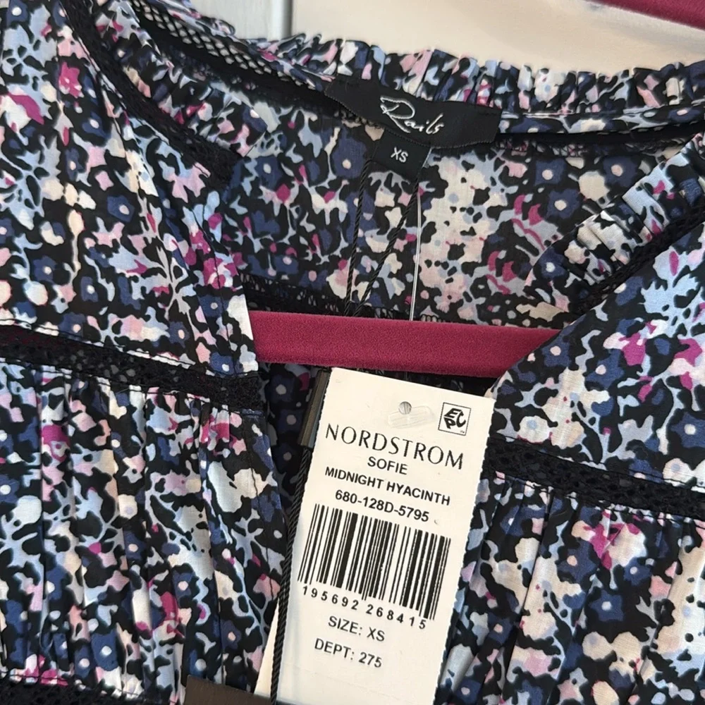 Rails Sofie Embroidered Floral-Print Midi Dress - Picture 6 of 9